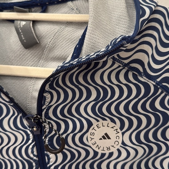 Adidas by Stella McCartney Women's Blue Truepace Track Jacket Size large - Picture 6 of 10